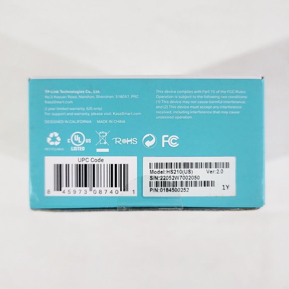 NEW Kasa Smart Wi-Fi Light Switch 3 Way HS210 2.4GHz Wi-Fi - Needs Neutral Wire - Picture 6 of 6